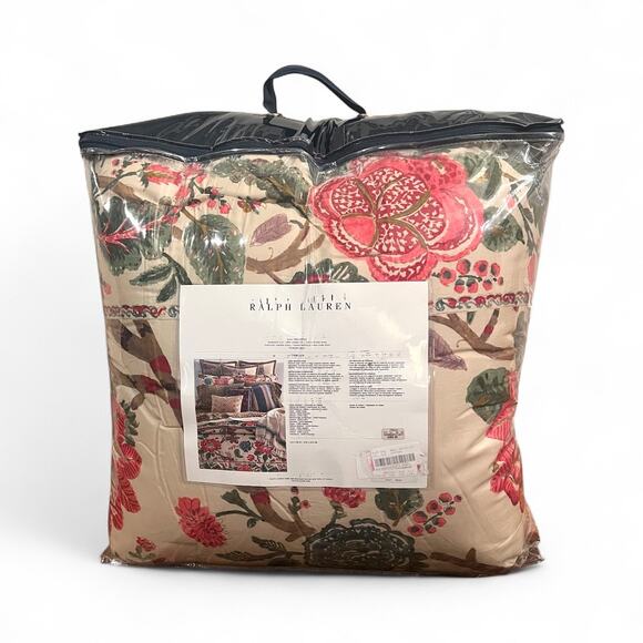 NEW Ralph Lauren Home TEAGAN Floral Queen Comforter, 100% Cotton, 110” x 96” - Picture 2 of 6
